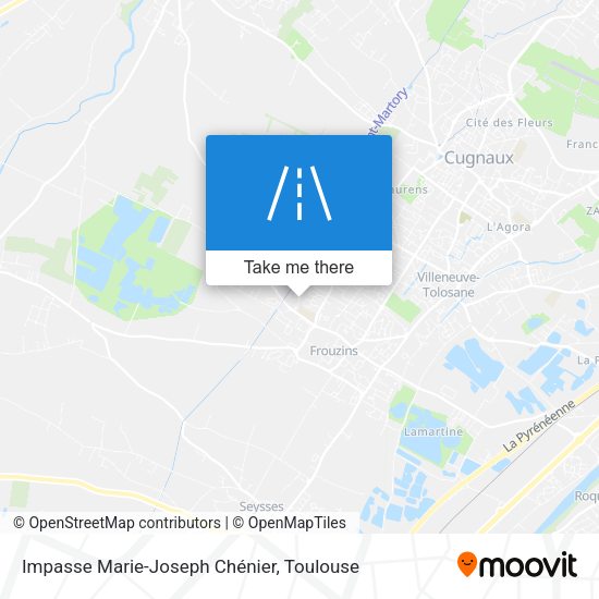 Impasse Marie-Joseph Chénier map