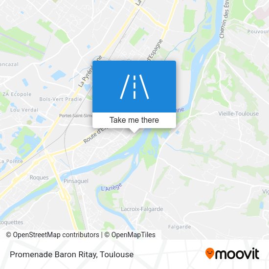 Promenade Baron Ritay map