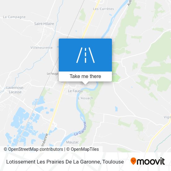Lotissement Les Prairies De La Garonne map