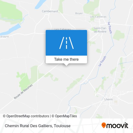 Chemin Rural Des Galliers map