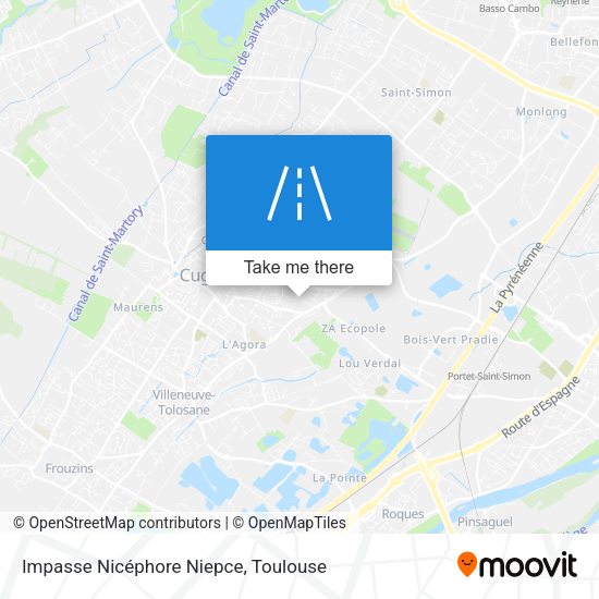 Impasse Nicéphore Niepce map