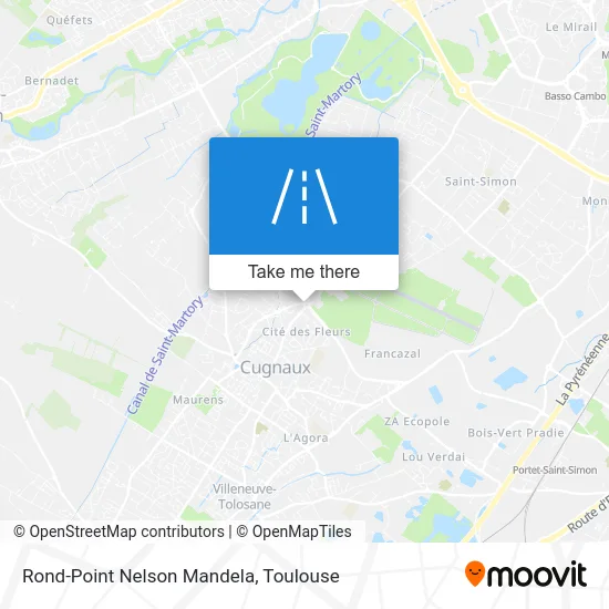 Rond-Point Nelson Mandela map