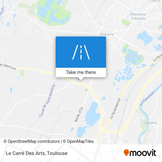Le Carré Des Arts map