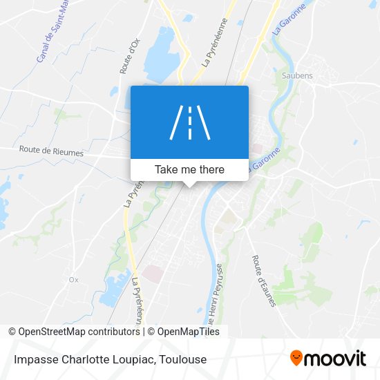 Impasse Charlotte Loupiac map
