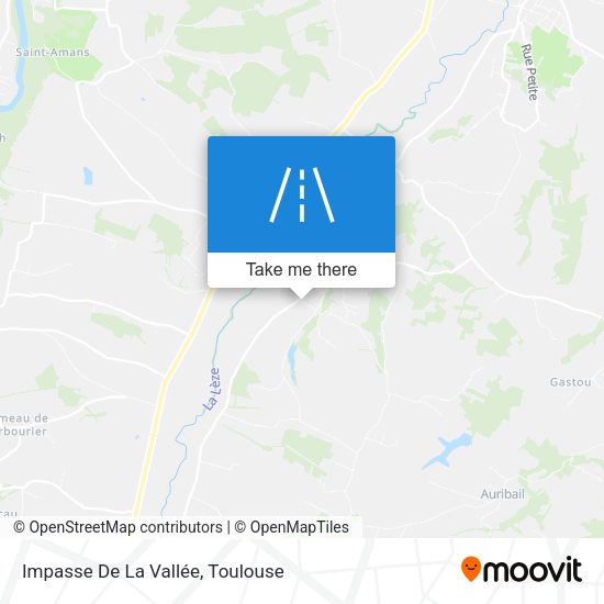 Impasse De La Vallée map