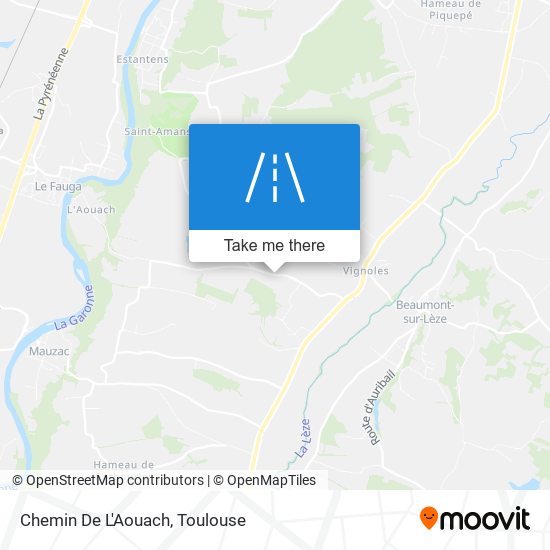 Chemin De L'Aouach map