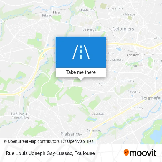 Rue Louis Joseph Gay-Lussac map