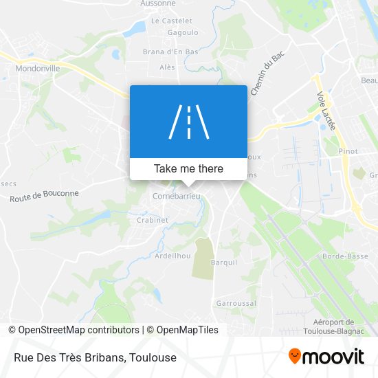 Rue Des Très Bribans map
