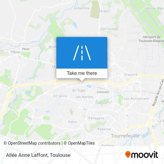 Allée Anne Laffont map