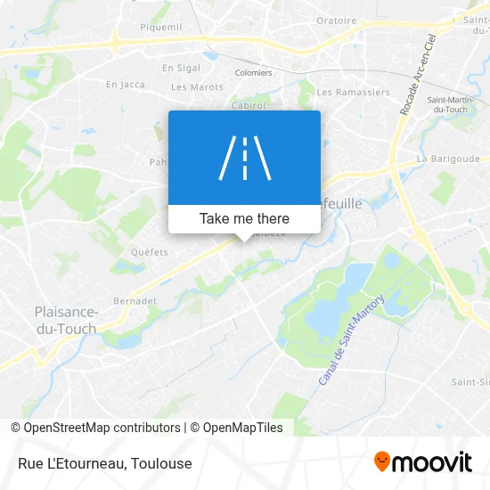 Rue L'Etourneau map