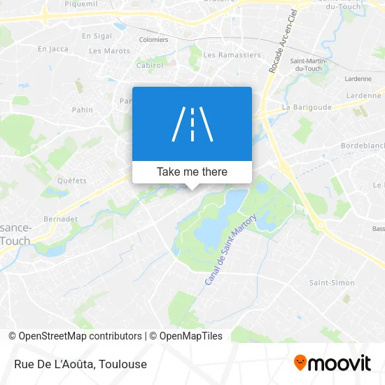 Rue De L'Aoûta map