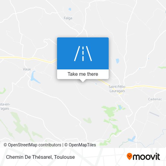Chemin De Thésarel map