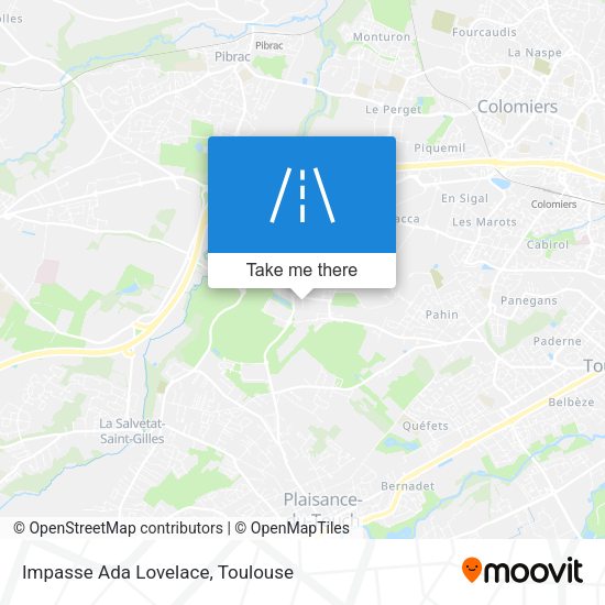 Impasse Ada Lovelace map