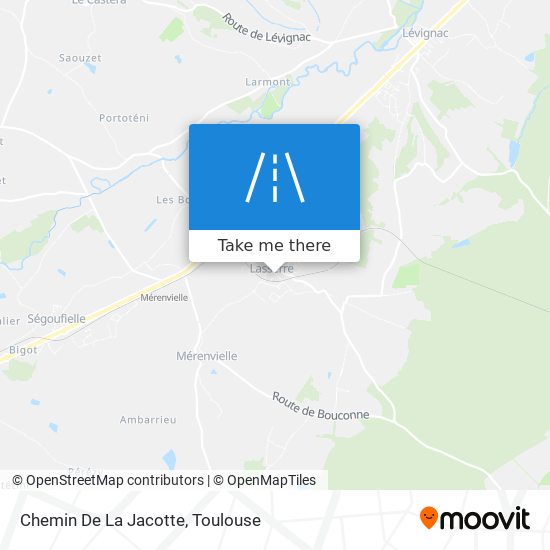 Chemin De La Jacotte map