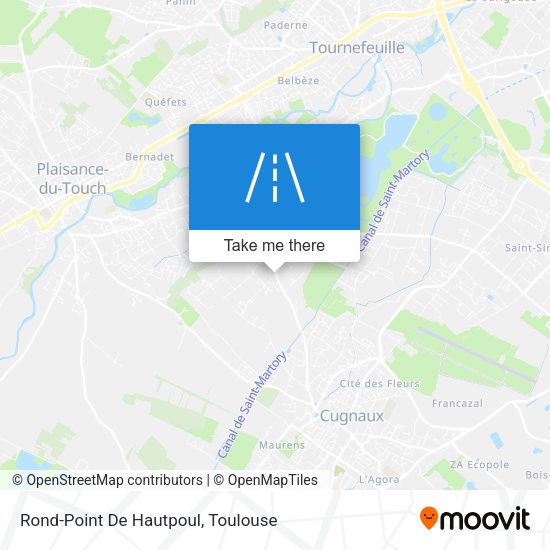 Rond-Point De Hautpoul map