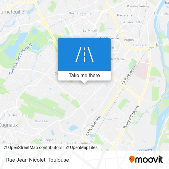 Rue Jean Nicolet map