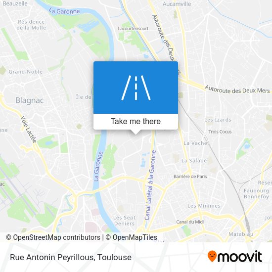 Rue Antonin Peyrillous map