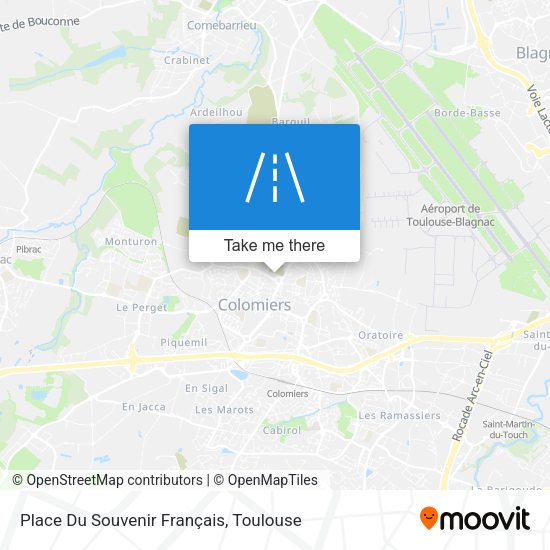 Place Du Souvenir Français map