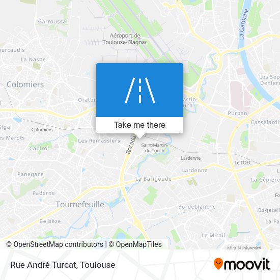 Rue André Turcat map