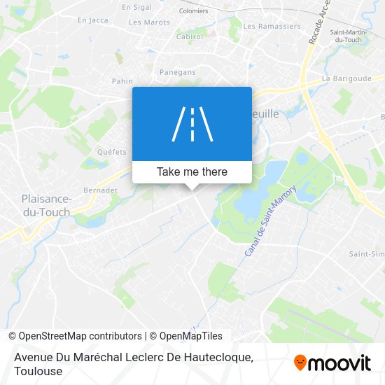Avenue Du Maréchal Leclerc De Hautecloque map