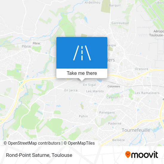 Rond-Point Saturne map