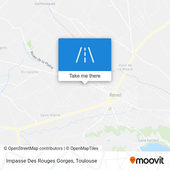 Impasse Des Rouges Gorges map