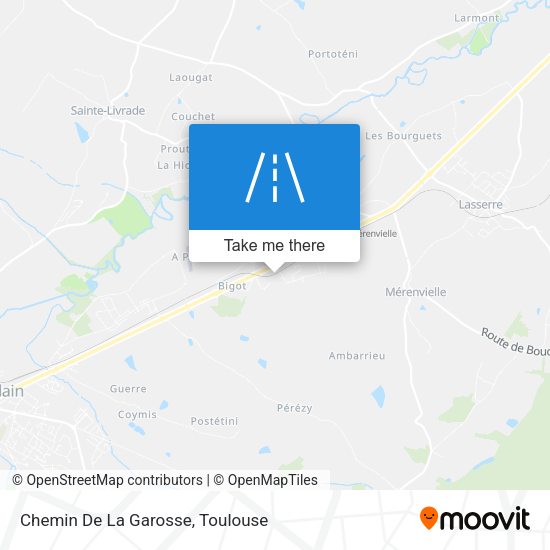 Chemin De La Garosse map