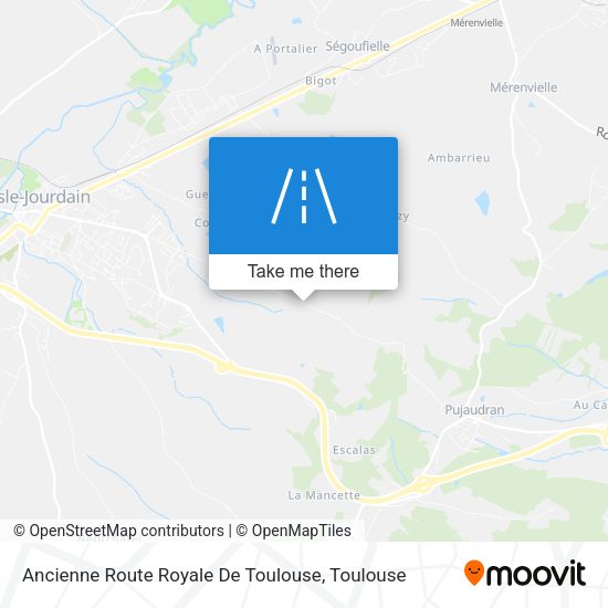 Ancienne Route Royale De Toulouse map