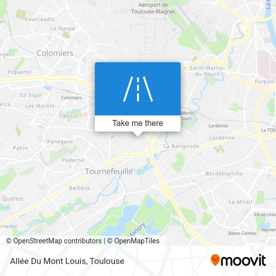 Allée Du Mont Louis map