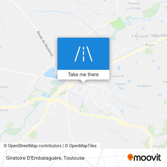 Giratoire D'Embalaguère map