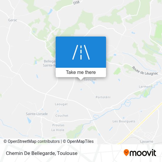 Chemin De Bellegarde map