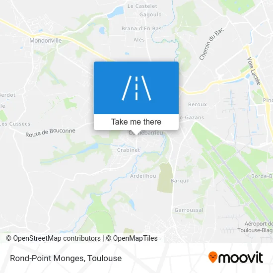 Rond-Point Monges map