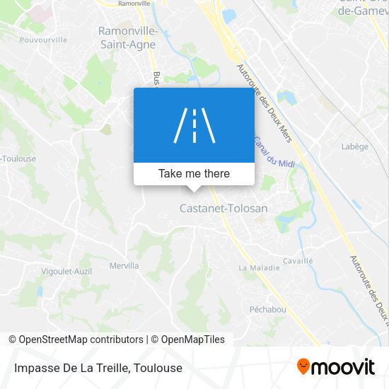 Impasse De La Treille map