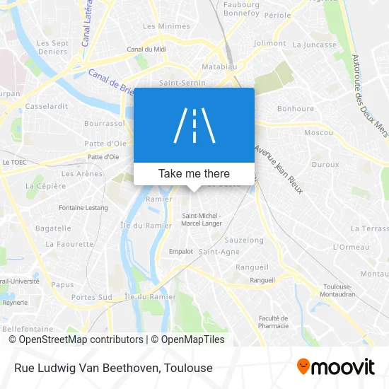 Rue Ludwig Van Beethoven map
