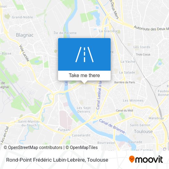 Rond-Point Frédéric Lubin-Lebrère map