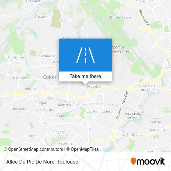 Allée Du Pic De Nore map