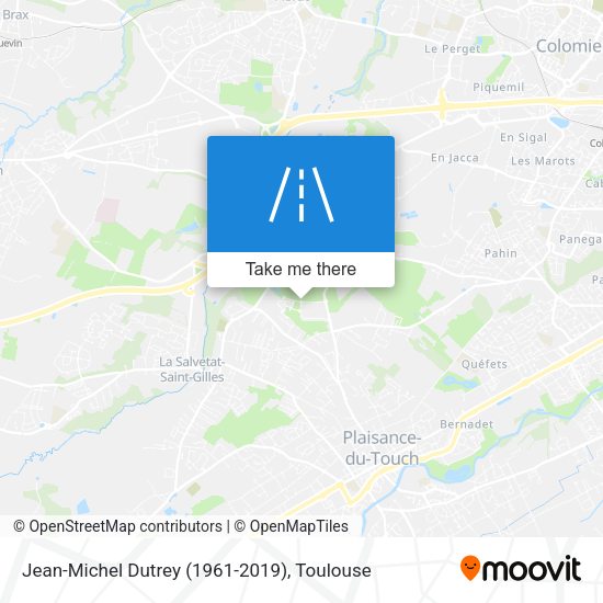 Jean-Michel Dutrey (1961-2019) map