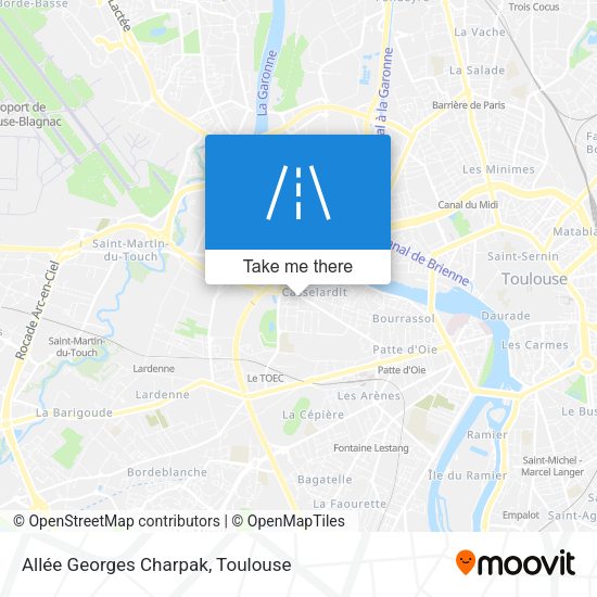 Allée Georges Charpak map