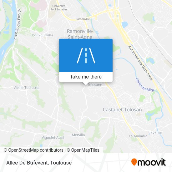 Allée De Bufevent map