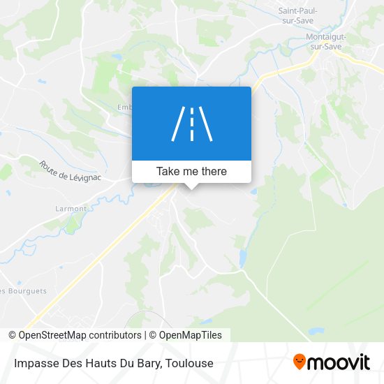 Impasse Des Hauts Du Bary map