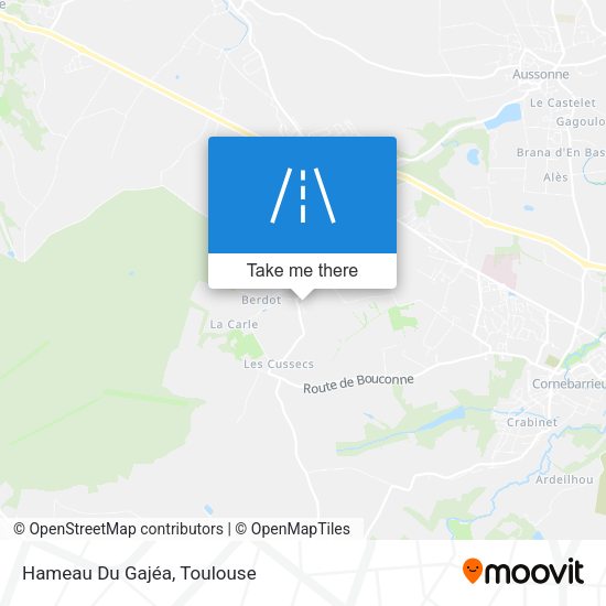 Hameau Du Gajéa map