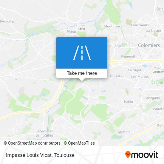 Impasse Louis Vicat map