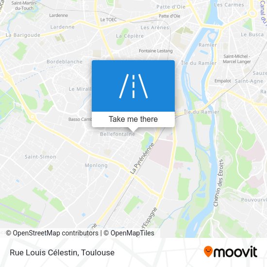 Rue Louis Célestin map