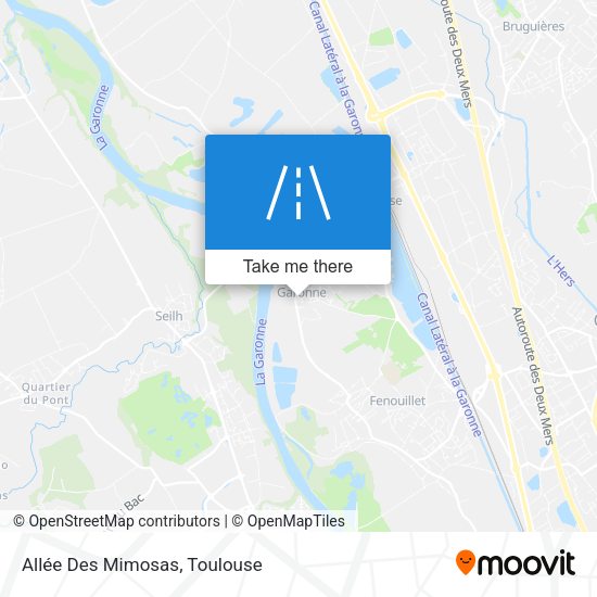 Allée Des Mimosas map