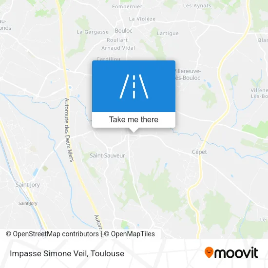 Impasse Simone Veil map