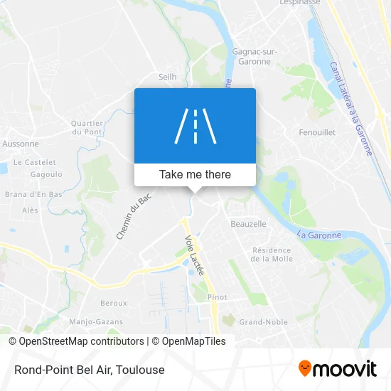 Rond-Point Bel Air map