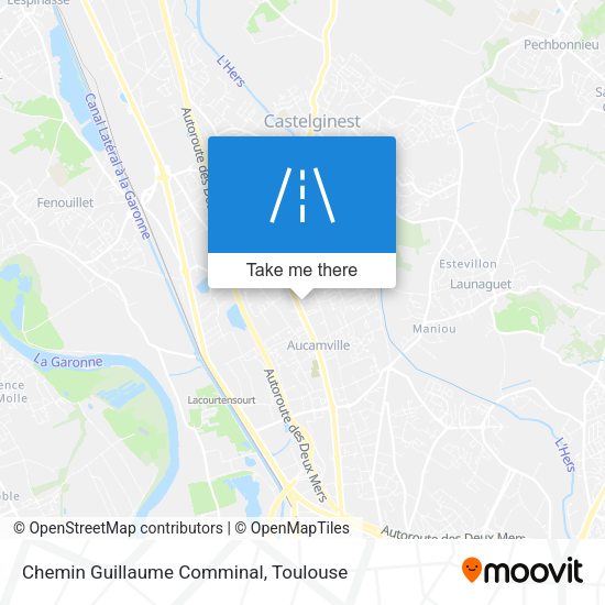 Chemin Guillaume Comminal map