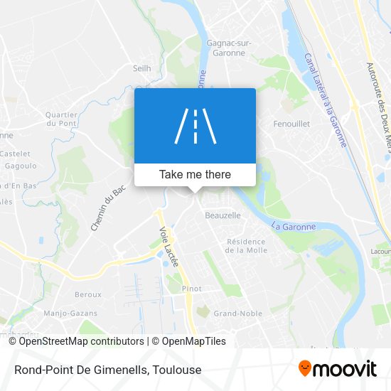 Rond-Point De Gimenells map
