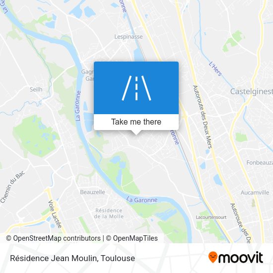 Résidence Jean Moulin map
