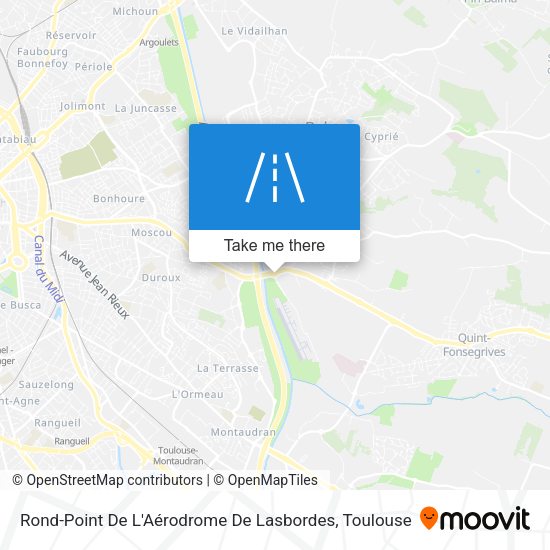 Rond-Point De L'Aérodrome De Lasbordes map